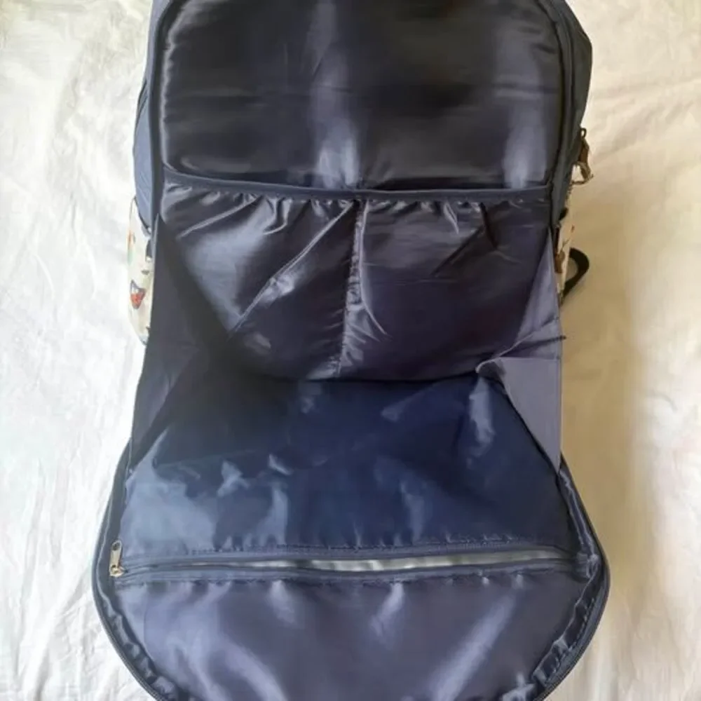 Disney Winnie the Pooh Diaper Bag Backpack w/ changing pad & 2 Lego keychains